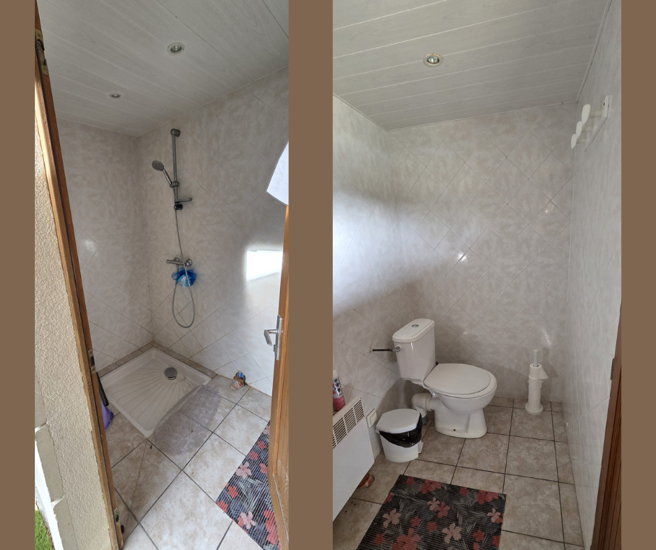 la salle de bains ext&eacute;rieure